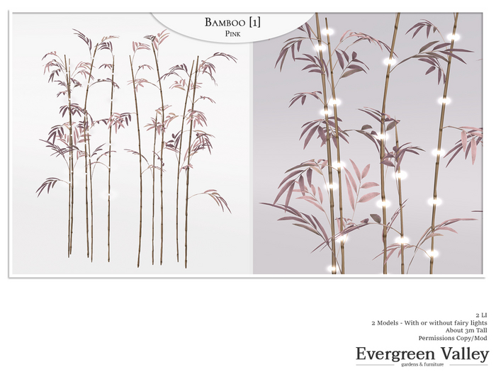 Second Life Marketplace - Bamboo [1] Pink
